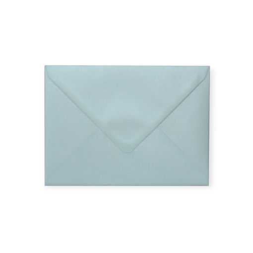 Picture of A6 ENVELOPE PEARL BABY BLUE - 10 PACK (114X162MM)